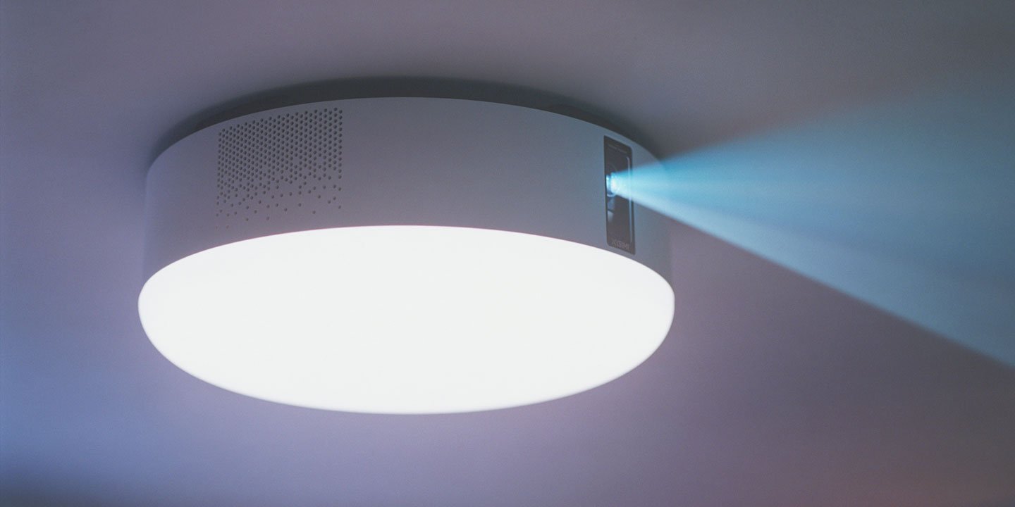 【popin Aladdinのメリット・デメリット】 シーリングライト型プロジェクター！Youtube,Prime Viode,AirPlay,Mirachast,Android搭載