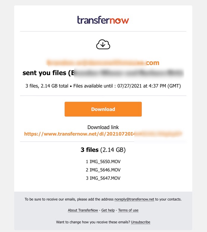ファイル転送サービス 多言語対応 英語 メール