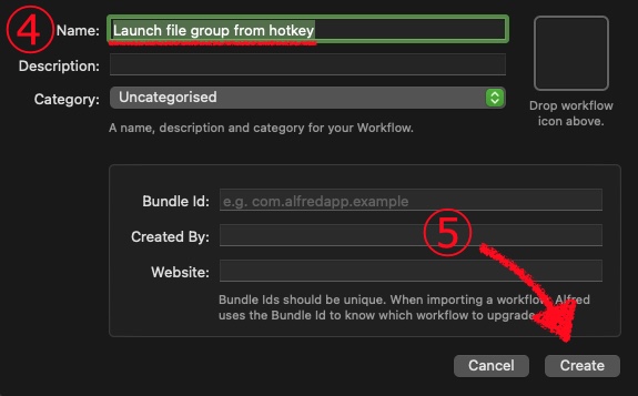 Alfred WorkFlow ランチ画面